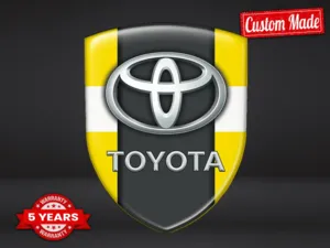 Toyota Printed Logo Stickers Pro Max Lasting Stylish